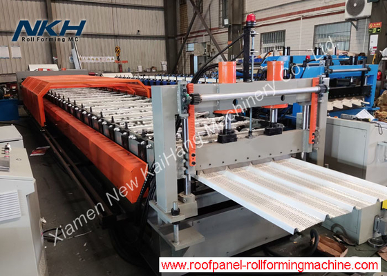 YX25-200-800 Roof Panel Roll Forming Machine with On-line Punching Metal Roll Forming Machine