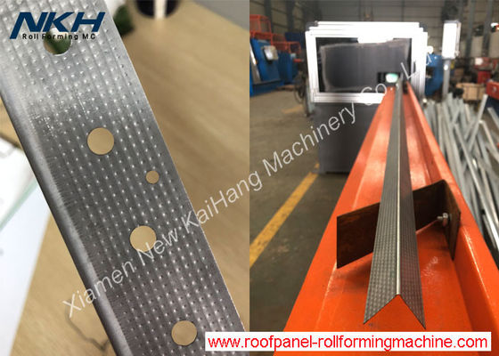 High Speed Metal Roof Ridge Cap Roll Forming Machine With Embossing/  Stiffener