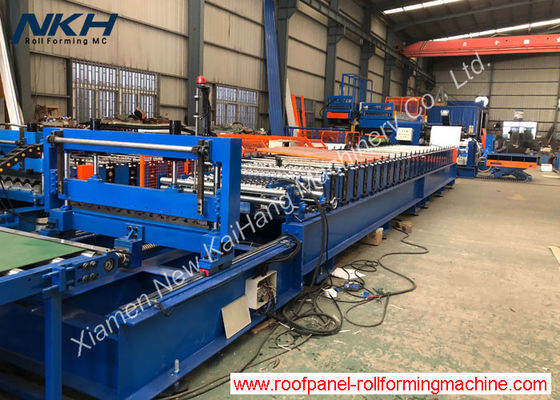 खरीदें 1000mm-1250mm नालीदार पैनल रोल बनाने की मशीन online manufacture