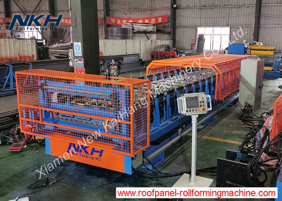 खरीदें लंबाई के लिए कट सिस्टम के साथ अनुकूलित छत पैनल धातु बनाने की मशीन online manufacture