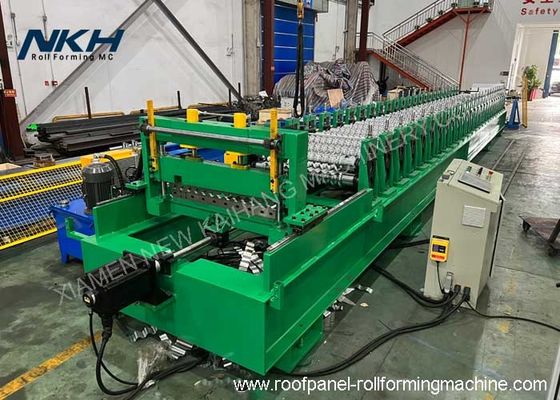 खरीदें 50mpm हाई स्पीड नालीदार शीट रोल बनाने की मशीन PLC नियंत्रण के साथ online manufacture