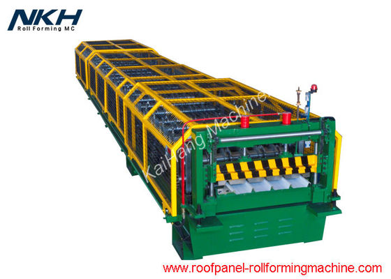 खरीदें Trapezoidal रूफ पैनल पीएलसी नियंत्रण प्रणाली के साथ मशीन बनाने रोल online manufacture