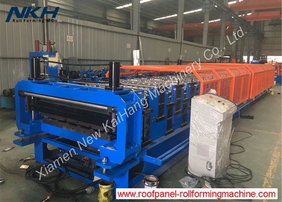 खरीदें टच स्क्रीन के साथ आर्थिक डिजाइन रूफ शीट रोलिंग मशीन डबल लेयर online manufacture