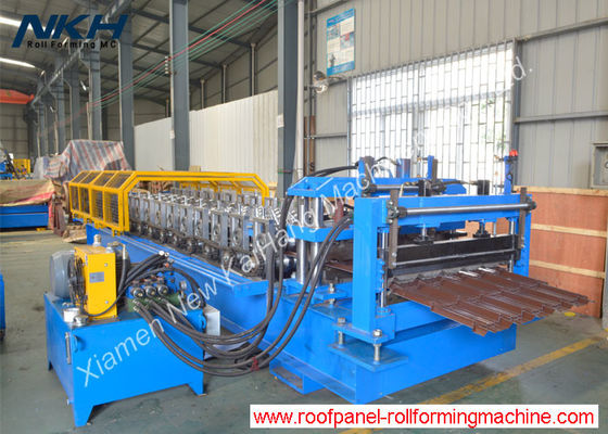 खरीदें व्यावसायिक छत टाइल रोल छत मशीनों के लिए मशीन PLC नियंत्रण बनाने online manufacture