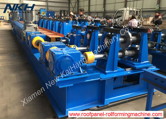 खरीदें गियरबॉक्स के साथ भारी गेज स्टील फ्रेम रोल बनाने की मशीन 5 मिमी मोटाई online manufacture