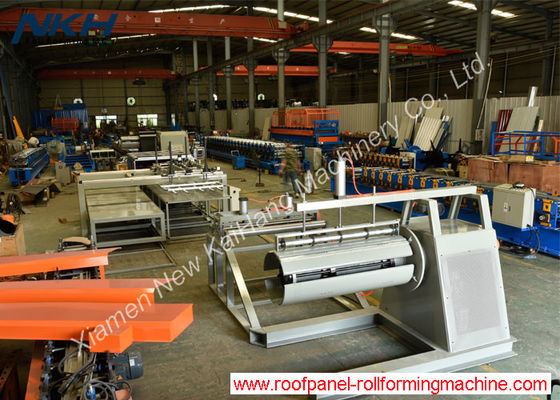 खरीदें धातु शीट 0.3 - 1.0 * 1250 मिमी स्टील स्लीटिंग मशीन लाइन री-कोयलर के साथ online manufacture