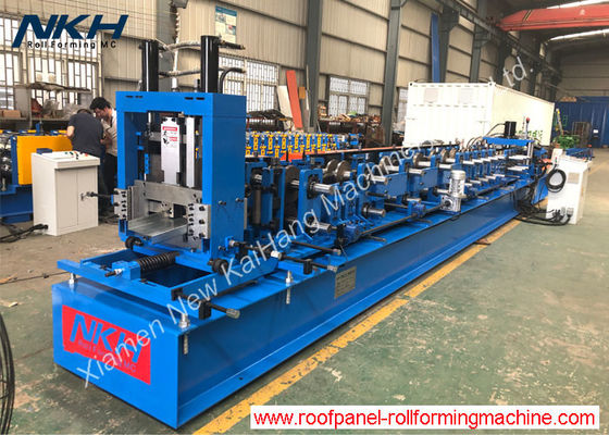 खरीदें 22KW Cr12Mov ब्लेड स्टील फ्रेम ऑटो Z100-300 शहतीर रोल बनाने की मशीन online manufacture
